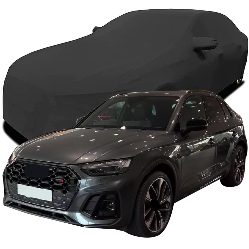 Maßgeschneiderte Autoabdeckung für Audi SQ5 TDI 2023 2024 2025, Indoor-Autoabdeckung Abdeckung Samt Stretch Staubdicht Atmungsaktiv Schutz,Black Maßgeschneiderte Autoabdeckung für Audi SQ5 TDI 2023 2024 2025, Indoor-Autoabdeckung Abdeckung Samt Stretch Staubdicht Atmungsaktiv Schutz,Black von YCPHR