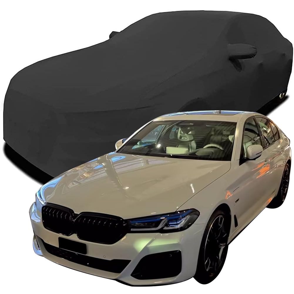 Maßgeschneiderte Autoabdeckung für BMW 5 Series 545e 2023 2024 2025, Indoor-Autoabdeckung Abdeckung Samt Stretch Staubdicht Atmungsaktiv Schutz,Black Maßgeschneiderte Autoabdeckung für BMW 5 Series 545e 2023 2024 2025, Indoor-Autoabdeckung Abdeckung Samt Stretch Staubdicht Atmungsaktiv Schutz,Black von YCPHR