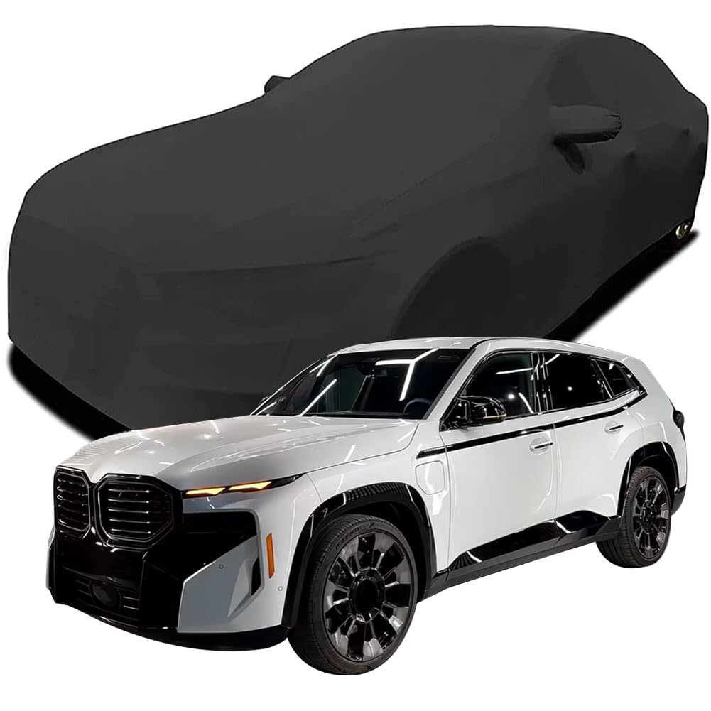 Maßgeschneiderte Autoabdeckung für BMW XM SUV, Indoor-Autoabdeckung Abdeckung Samt Stretch Staubdicht Atmungsaktiv Schutz,Black Maßgeschneiderte Autoabdeckung für BMW XM SUV, Indoor-Autoabdeckung Abdeckung Samt Stretch Staubdicht Atmungsaktiv Schutz,Black von YCPHR