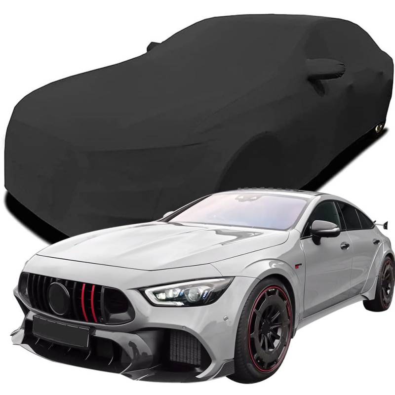 Maßgeschneiderte Autoabdeckung für Brabus GT 900 Rocket Brabus 2016-2024 2025, Indoor-Autoabdeckung Abdeckung Samt Stretch Staubdicht Atmungsaktiv Schutz,Black von YCPHR