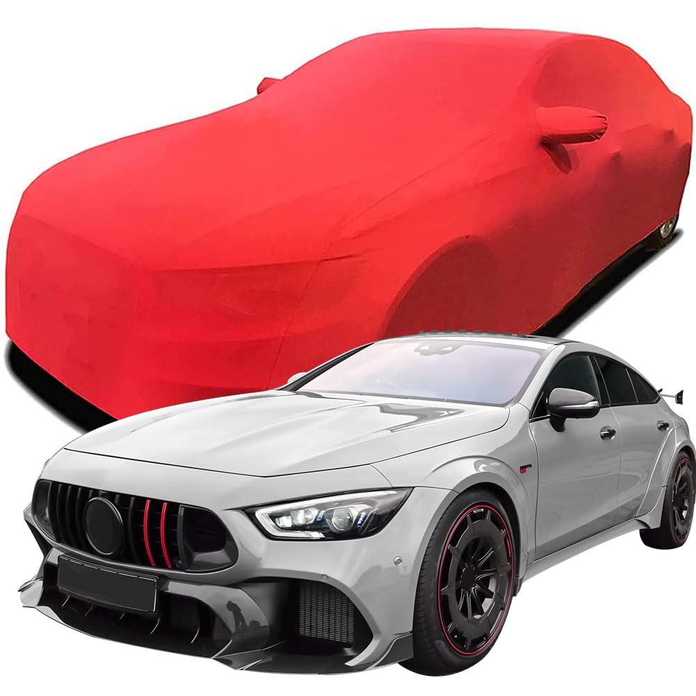 Maßgeschneiderte Autoabdeckung für Brabus GT 900 Rocket Brabus 2016-2024 2025, Indoor-Autoabdeckung Abdeckung Samt Stretch Staubdicht Atmungsaktiv Schutz,Red Maßgeschneiderte Autoabdeckung für Brabus GT 900 Rocket Brabus 2016-2024 2025, Indoor-Autoabdeckung Abdeckung Samt Stretch Staubdicht Atmungsaktiv Schutz,Red von YCPHR