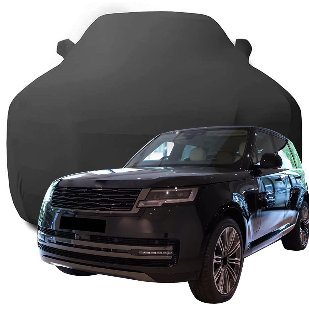 Maßgeschneiderte Autoabdeckung für Land Rover Range Rover 2023 2024 2025, Indoor-Autoabdeckung Abdeckung Samt Stretch Staubdicht Atmungsaktiv Schutz,Black Maßgeschneiderte Autoabdeckung für Land Rover Range Rover 2023 2024 2025, Indoor-Autoabdeckung Abdeckung Samt Stretch Staubdicht Atmungsaktiv Schutz,Black von YCPHR