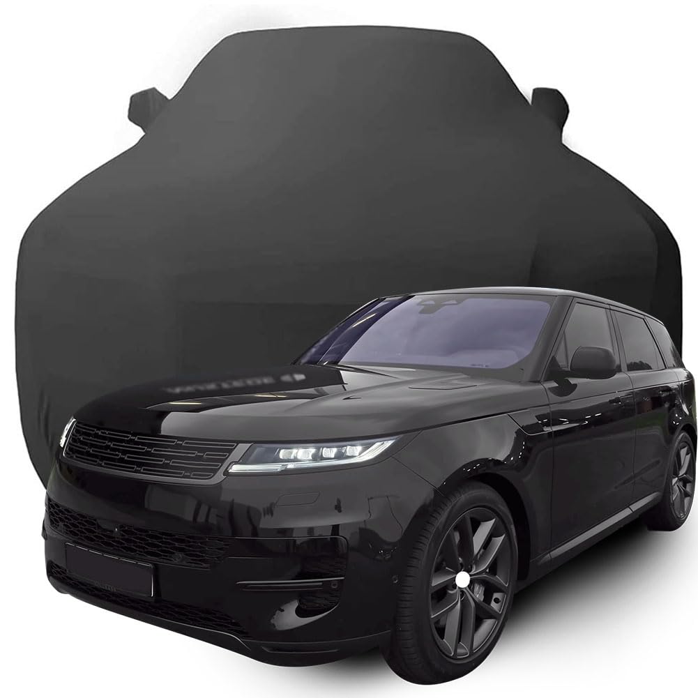 Maßgeschneiderte Autoabdeckung für Land Rover Range Rover Sport 2023 2024 2025, Indoor-Autoabdeckung Abdeckung Samt Stretch Staubdicht Atmungsaktiv Schutz,Black Maßgeschneiderte Autoabdeckung für Land Rover Range Rover Sport 2023 2024 2025, Indoor-Autoabdeckung Abdeckung Samt Stretch Staubdicht Atmungsaktiv Schutz,Black von YCPHR