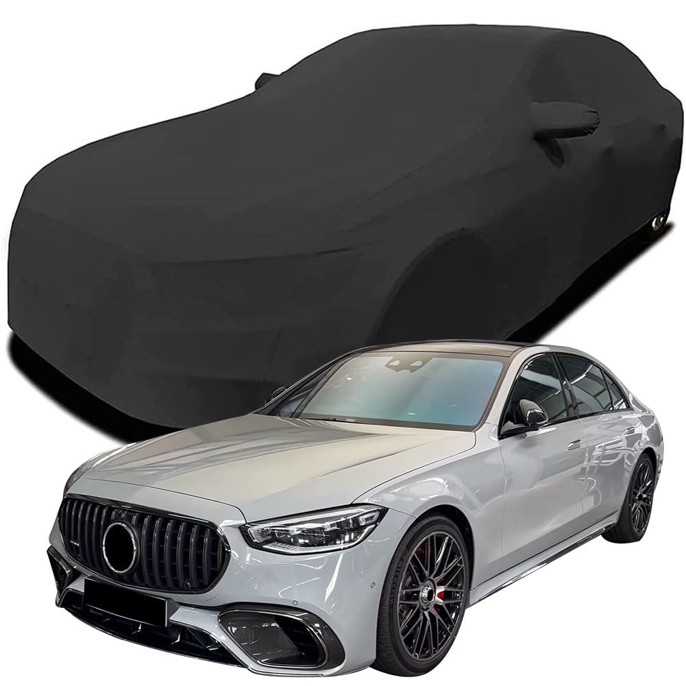 Maßgeschneiderte Autoabdeckung für Mercedes-AMG S 63 E Performance 2024 2025, Indoor-Autoabdeckung Abdeckung Samt Stretch Staubdicht Atmungsaktiv Schutz,Black Maßgeschneiderte Autoabdeckung für Mercedes-AMG S 63 E Performance 2024 2025, Indoor-Autoabdeckung Abdeckung Samt Stretch Staubdicht Atmungsaktiv Schutz,Black von YCPHR