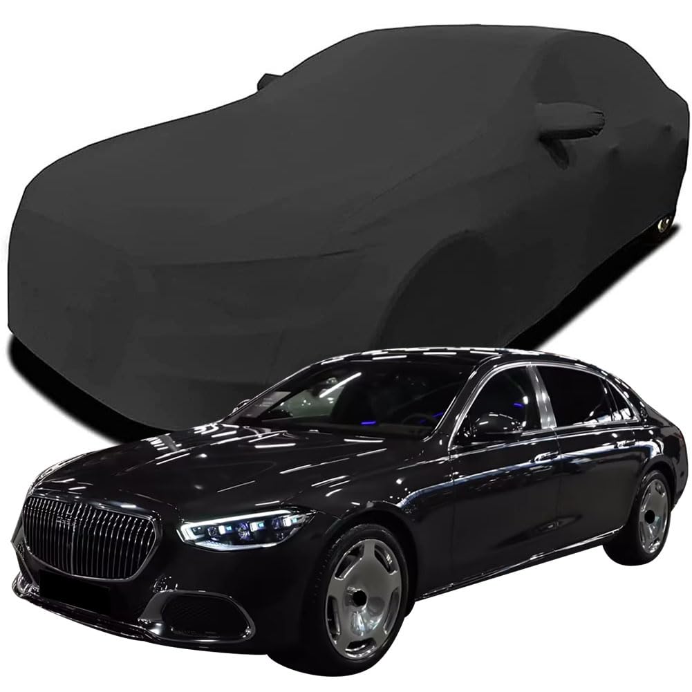 Maßgeschneiderte Autoabdeckung für Mercedes-Maybach S580, Indoor-Autoabdeckung Abdeckung Samt Stretch Staubdicht Atmungsaktiv Schutz,Black Maßgeschneiderte Autoabdeckung für Mercedes-Maybach S580, Indoor-Autoabdeckung Abdeckung Samt Stretch Staubdicht Atmungsaktiv Schutz,Black von YCPHR