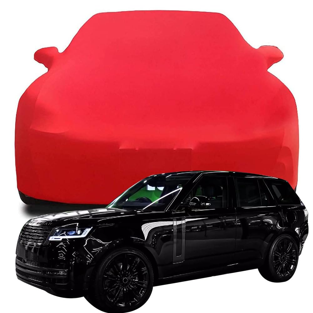Maßgeschneiderte Autoabdeckung für Range Rover First Edition 2023 2024 2025, Indoor-Autoabdeckung Abdeckung Samt Stretch Staubdicht Atmungsaktiv Schutz,Red Maßgeschneiderte Autoabdeckung für Range Rover First Edition 2023 2024 2025, Indoor-Autoabdeckung Abdeckung Samt Stretch Staubdicht Atmungsaktiv Schutz,Red von YCPHR