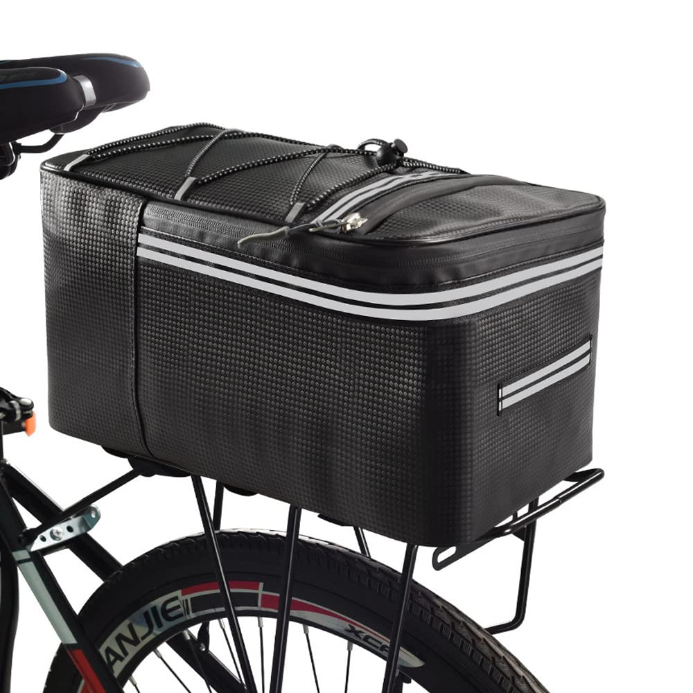 YDDZ Fahrradtasche, Fahrradtaschen für Gepäckträger, wasserdichte Fahrradtasche Gepäckträger, Gepäckträgertasche für Fahrrad, Für Fahrradrückbank, Wasserdicht, Schwarz YDDZ Fahrradtasche, Fahrradtaschen für Gepäckträger, wasserdichte Fahrradtasche Gepäckträger, Gepäckträgertasche für Fahrrad, Für Fahrradrückbank, Wasserdicht, Schwarz von YDDZ
