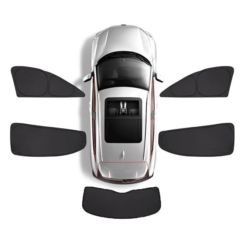 Sonnenschutz Auto Baby für Jaguar F-PACE 2017-2024, Sonnenschutz Auto, Auto UV Schutz Seitenfenster für Kinder & Haustiere,5PCS von YDLYDL
