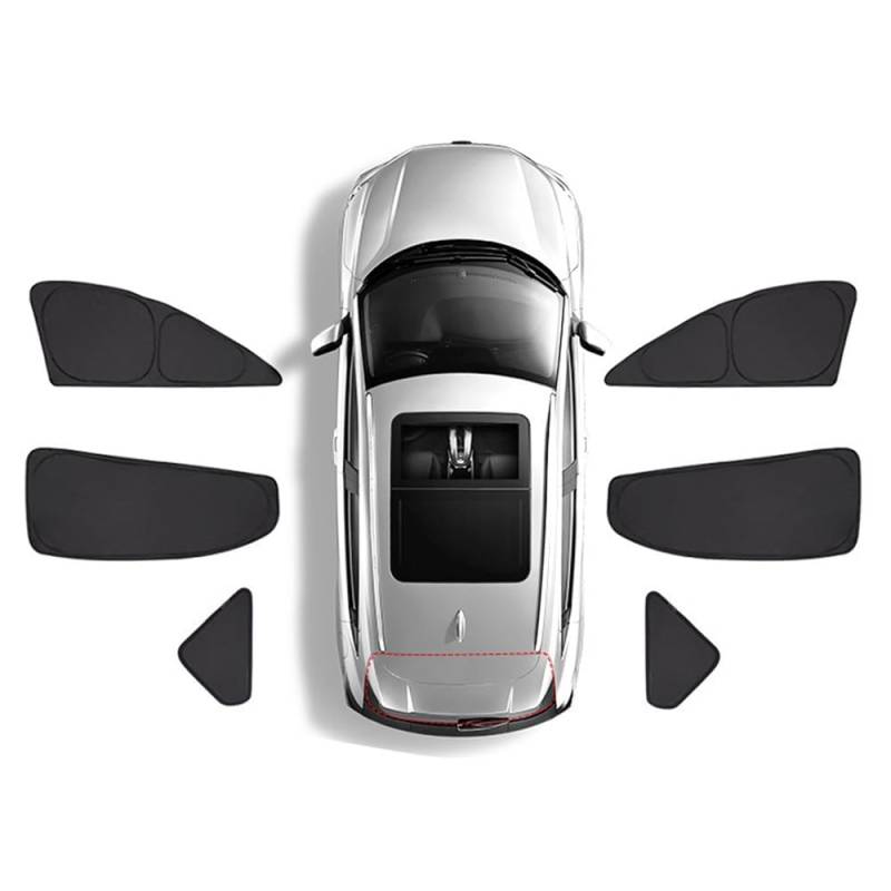 Sonnenschutz Auto Baby für Mercedes-Benz C-Class Estate 2015-2021, Sonnenschutz Auto, Auto UV Schutz Seitenfenster für Kinder & Haustiere,6PCS von YDLYDL