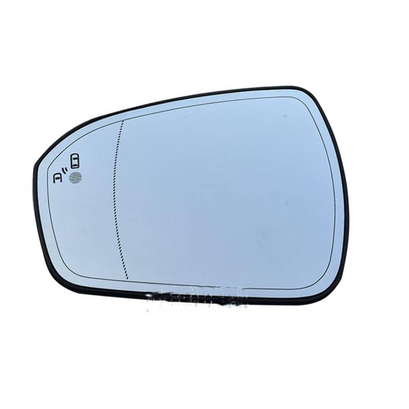 Spiegelglas Ersatz für Ford New Mondeo 2013-2020 Heated With Blind Spot, Links Oder Rechts Außenspiegel Verstellbar Geeignet Umkehrlinse Rückfahrglas Spiegel,Left von YDLYDL