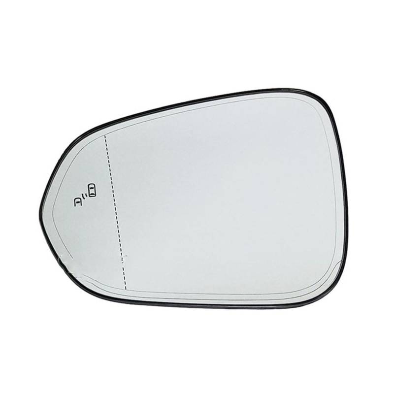 Spiegelglas Ersatz für Lexus NX 2015-2023 Heated With Blind Spot, Links Oder Rechts Außenspiegel Verstellbar Geeignet Umkehrlinse Rückfahrglas Spiegel,Left von YDLYDL