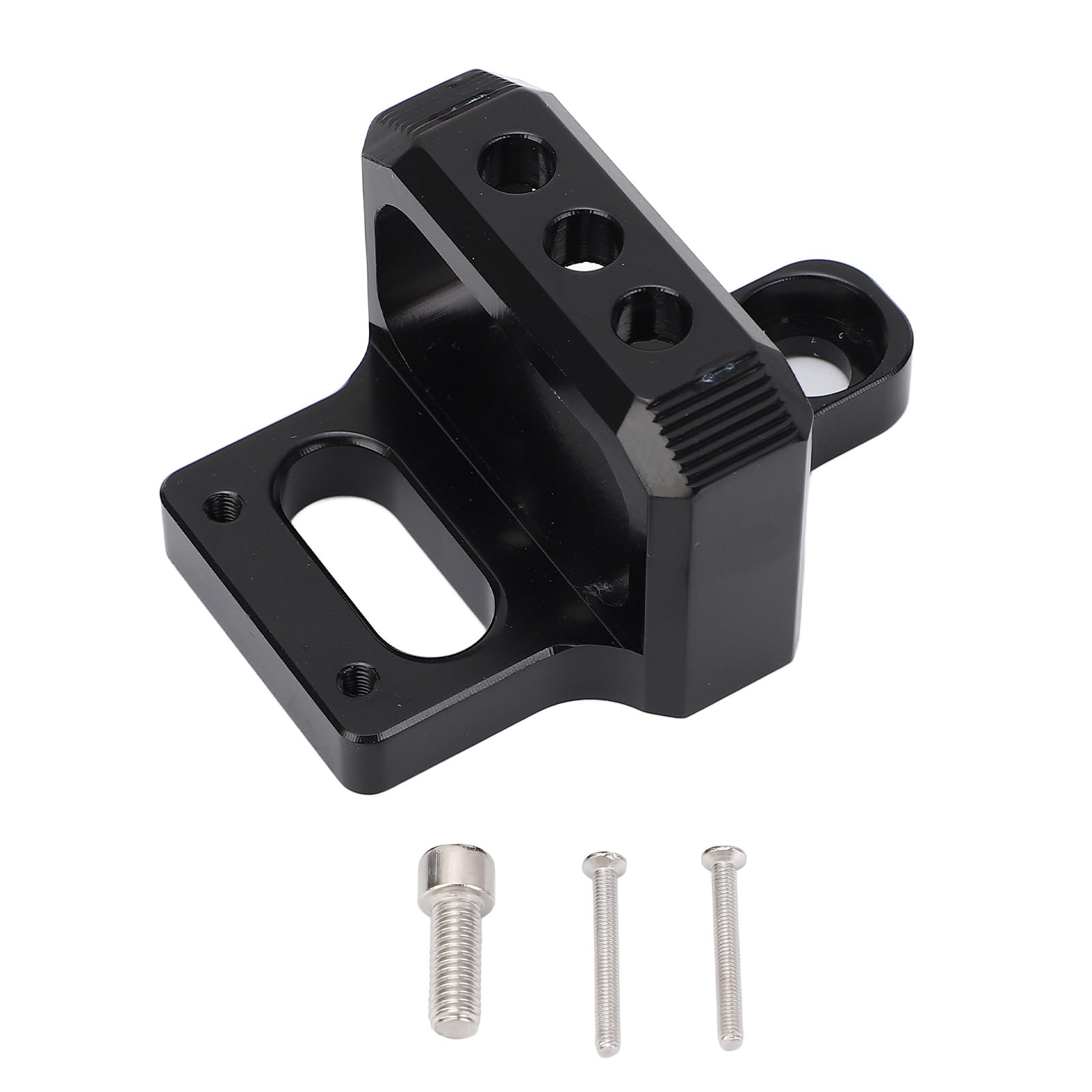 Ydrcesmi Boost Controller Magnetventilmontage -Halterung Aluminiumlegierung 3 Port für Mac Boost Controller Magnetventil Magnetventilhalter Halterung (Schwarz) von YDRCESMI
