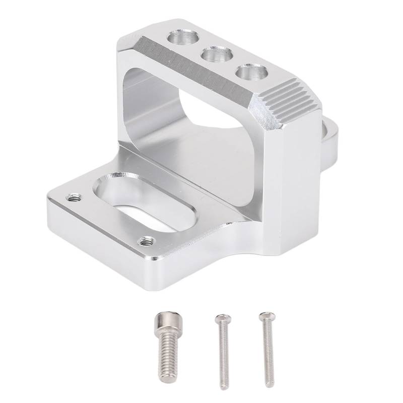 Ydrcesmi Boost Controller Magnetventilmontage -Halterung Aluminiumlegierung 3 Port für Mac Boost Controller Magnetventil Magnetventilhalter Halterung (Silber) von YDRCESMI