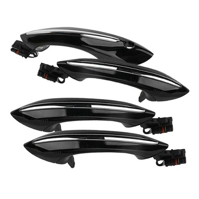 4 STÜCKE Auto Außentürgriff Set Mit Licht Für BMW 5 6 7 Serie 530 640 740 F07 F10 F11 F06 F12 F13 F01 F02 Autoteile von YDXHERTA