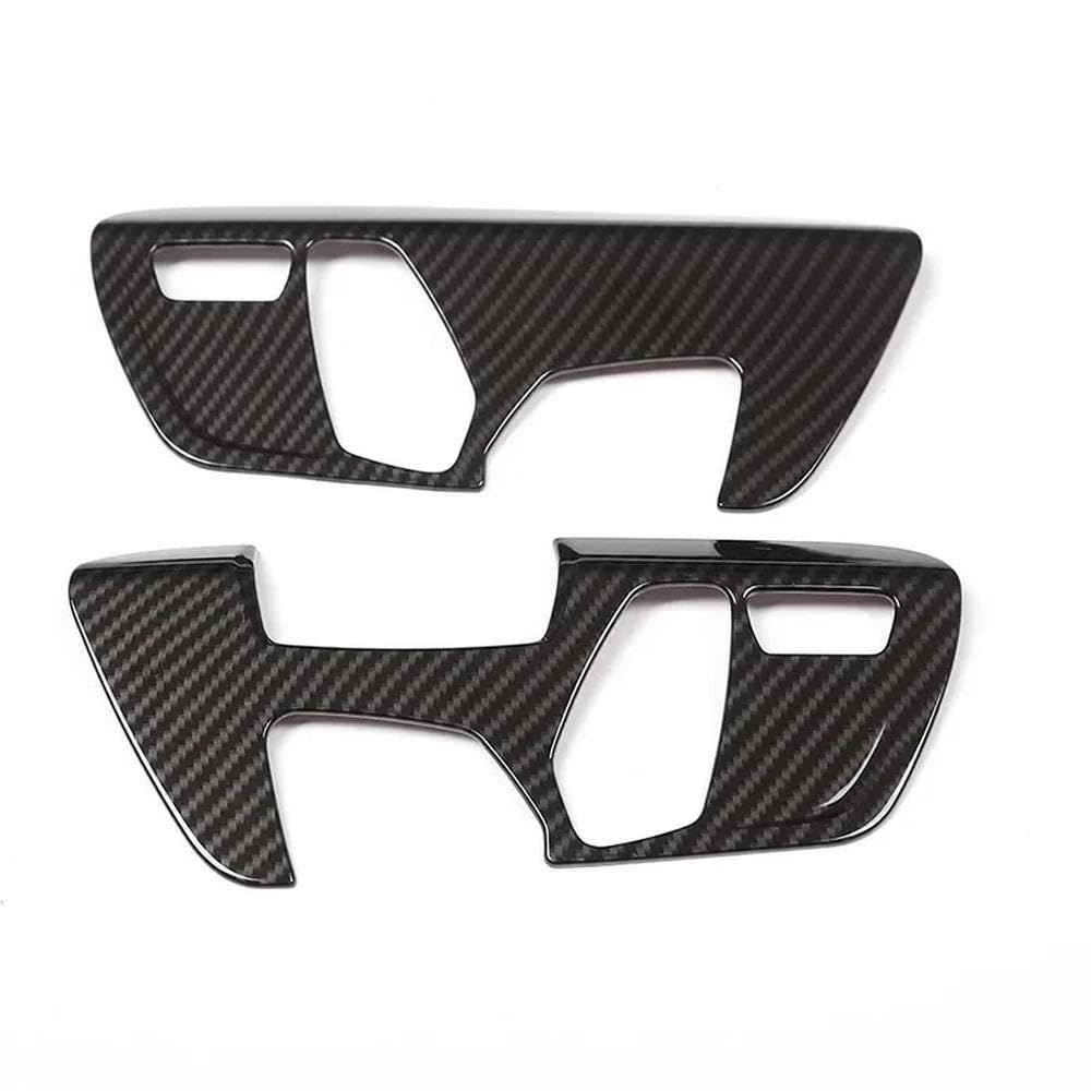 ABS Auto Styling Sitz Schalter Taste Einstellung Panel Abdeckung Trim Aufkleber Für BMW X1 X2 F48 F49 2016-2022 Autoteile(Carbon Fiber) von YDXHERTA