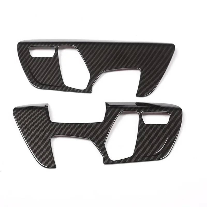 ABS Auto Styling Sitz Schalter Taste Einstellung Panel Abdeckung Trim Aufkleber Für BMW X1 X2 F48 F49 2016-2022 Autoteile(Carbon Fiber) von YDXHERTA