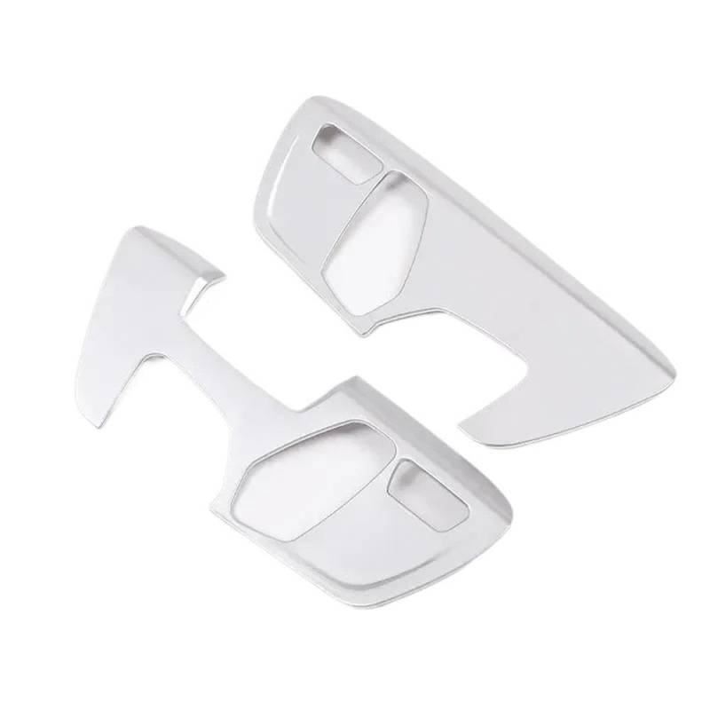 ABS Auto Styling Sitz Schalter Taste Einstellung Panel Abdeckung Trim Aufkleber Für BMW X1 X2 F48 F49 2016-2022 Autoteile(Silver) von YDXHERTA