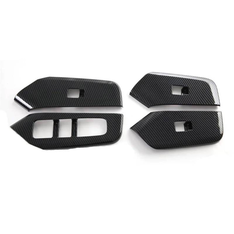 ABS Auto Zubehör Für Toyota Prius 60 2024 Auto Fensterheber Schalter Abdeckung Trim Aufkleber Styling Autoteile von YDXHERTA