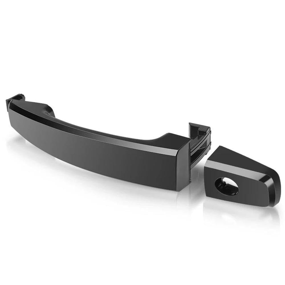 Außentürgriffe Vorne Hinten Links Rechts Außengriff Für Chevrolet Holden Captiva 2006–2018, Chrom/Schwarz Autoteile(Black with Keyhole) von YDXHERTA