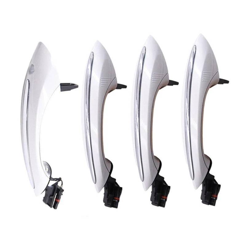 ​Auto Außen Komfort Zugang Türgriff Weiß Für BMW 5 7 Serie F01 F02 F06 F10 520d 520i 525d 528i 530d 51217231931 4Pcs Autoteile von YDXHERTA