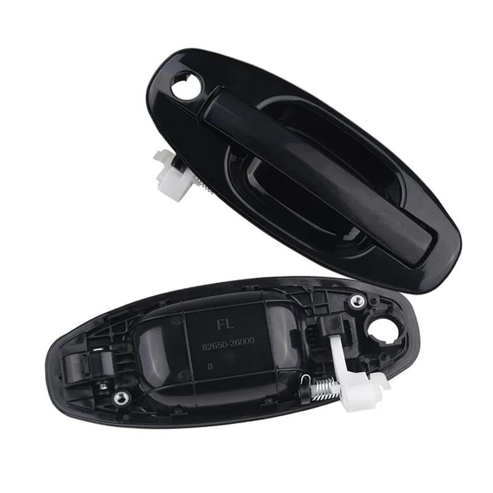 Auto Außengriff Schüssel Für Hyundai Santa 2001-2006 82650-26000 82660-26000 Außentürgriff Außentürgriff 4 Türen Autoteile(Front Left) von YDXHERTA