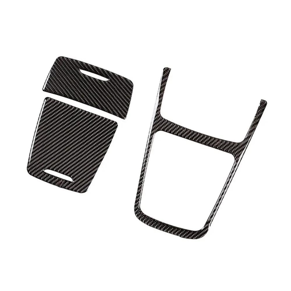 Auto Carbon Fiber Center Control Panel Zigarettenanzünder/Aufbewahrungsbox Abdeckung Aufkleber Trim Für Benz A GLA CLA Klasse 13-18 Autoteile(A-B-C no color) von YDXHERTA
