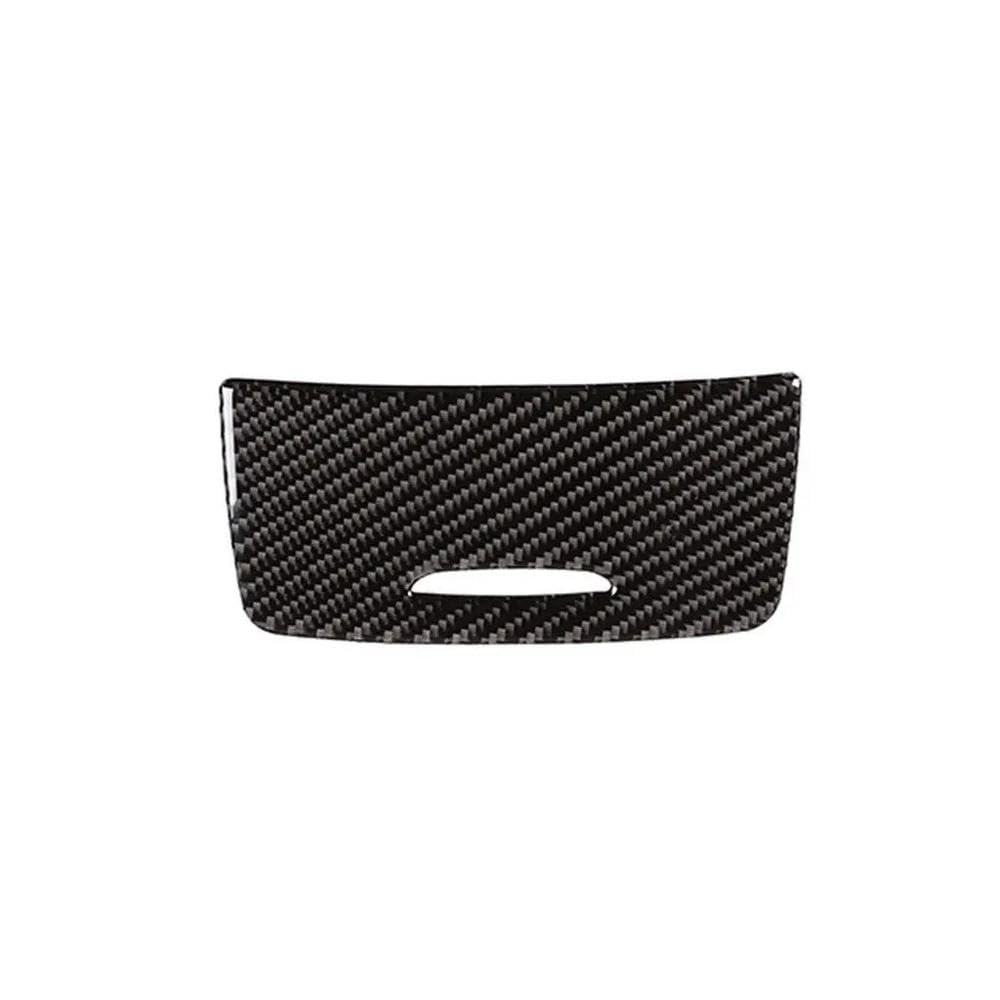 Auto Carbon Fiber Center Control Panel Zigarettenanzünder/Aufbewahrungsbox Abdeckung Aufkleber Trim Für Benz A GLA CLA Klasse 13-18 Autoteile(Part A) von YDXHERTA