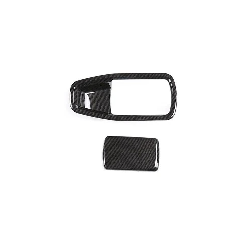 Auto Handschuhfach Passagieraufbewahrung Schalter Knopfabdeckung Zieraufkleber Für BMW 3 4er G20 G23 G26 F40 2020-2023 Autoteile(Carbon Fiber) von YDXHERTA