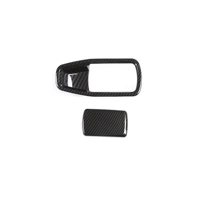Auto Handschuhfach Passagieraufbewahrung Schalter Knopfabdeckung Zieraufkleber Für BMW 3 4er G20 G23 G26 F40 2020-2023 Autoteile(Carbon Fiber) von YDXHERTA