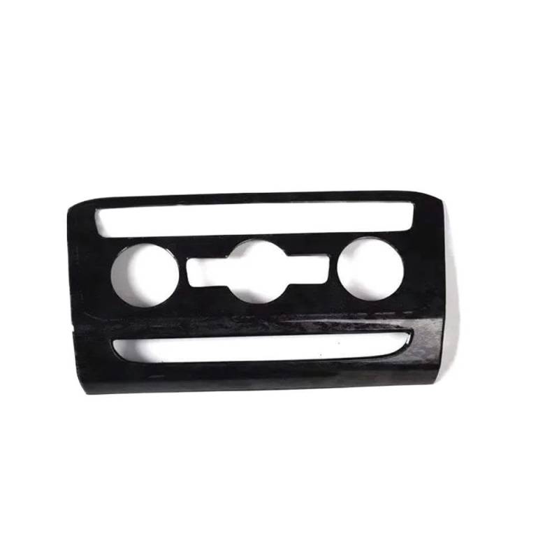 Auto-Klimaanlage Einstellknopf Schalter Panel Dekoration Abdeckung ABS Aufkleber Für Teramont 2017 2018 2019 2020 Autoteile(Black Wood) von YDXHERTA