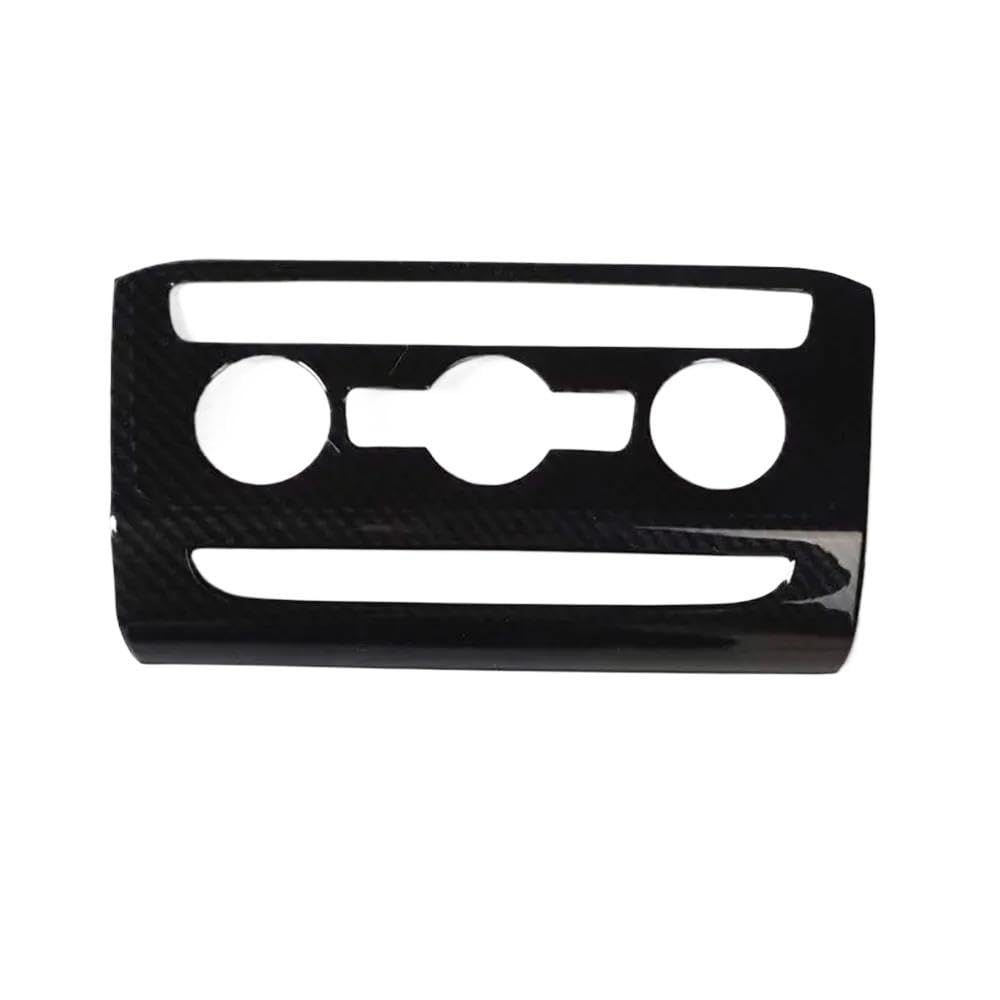 Auto-Klimaanlage Einstellknopf Schalter Panel Dekoration Abdeckung ABS Aufkleber Für Teramont 2017 2018 2019 2020 Autoteile(Carbon Fiber Black) von YDXHERTA
