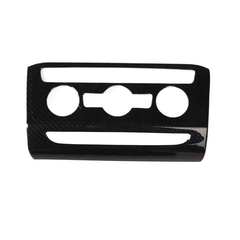 Auto-Klimaanlage Einstellknopf Schalter Panel Dekoration Abdeckung ABS Aufkleber Für Teramont 2017 2018 2019 2020 Autoteile(Carbon Fiber Black) von YDXHERTA