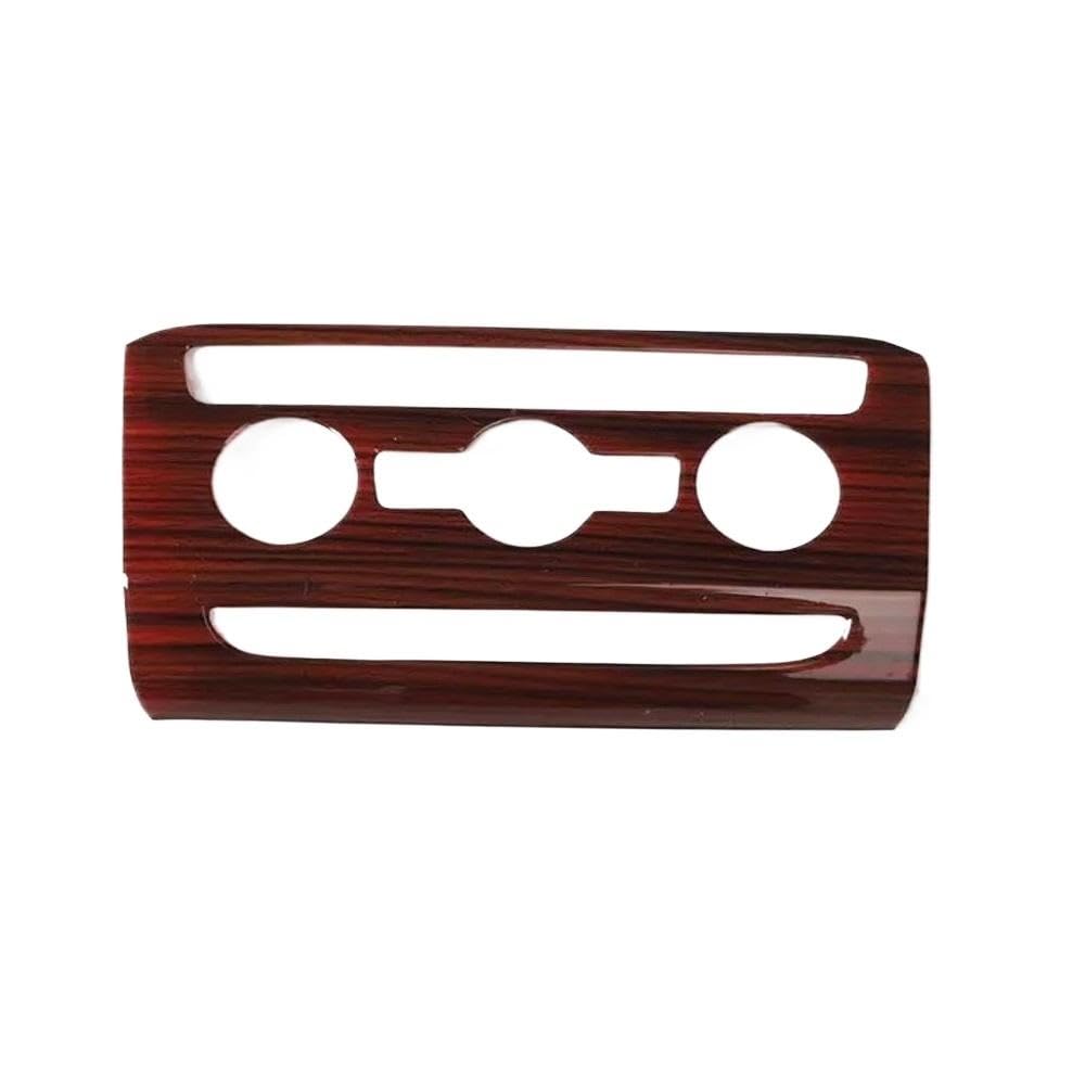 Auto-Klimaanlage Einstellknopf Schalter Panel Dekoration Abdeckung ABS Aufkleber Für Teramont 2017 2018 2019 2020 Autoteile(Wood Color) von YDXHERTA