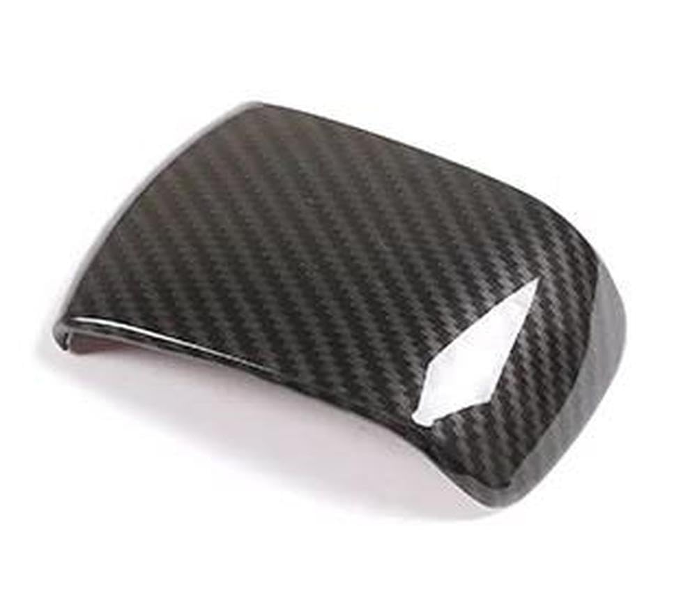 Auto-Mittelkonsole Armlehne Panel Kopfabdeckung Zieraufkleber Für Benz GLE GLS 350 450 2020 Innenausstattung Autozubehör Autoteile(Carbon Fiber Black) von YDXHERTA