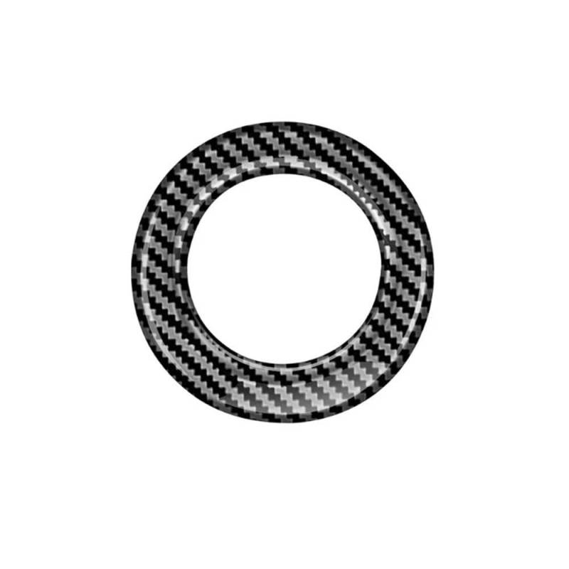 Auto Motor Start Stop Schalter Ring Trim ABS Aufkleber Für Mazda CX-60 CX60 2022 Innen Zubehör Styling Autoteile(Carbon Fiber Black) von YDXHERTA