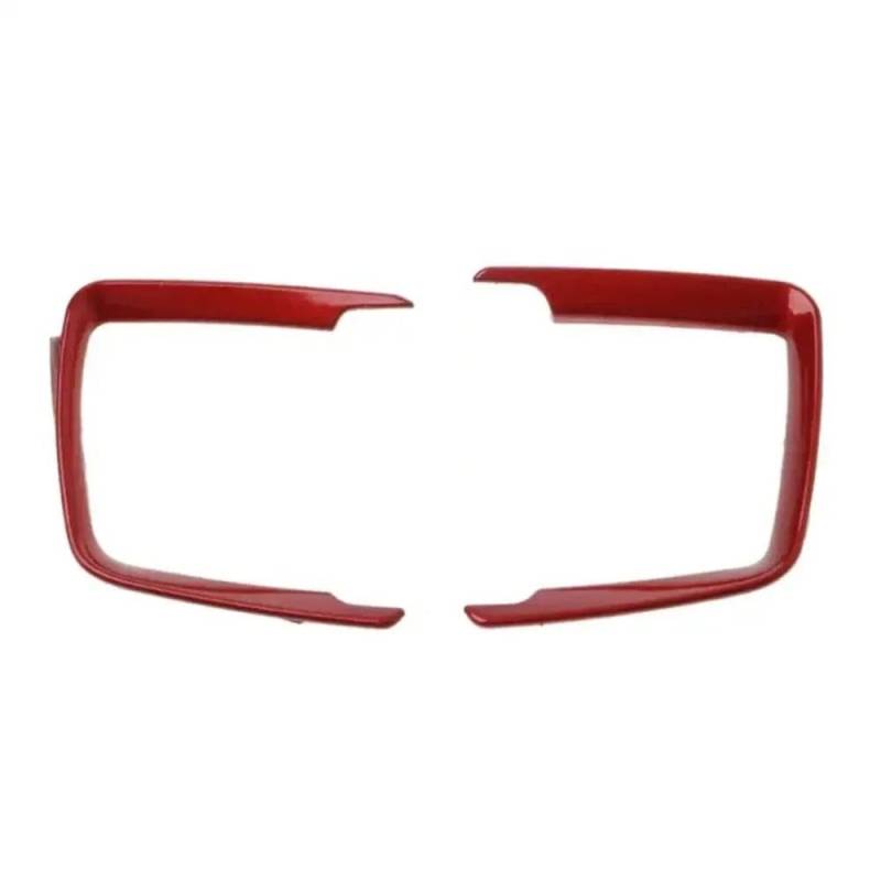 Auto Scheinwerfer Schalter Taste Rahmen Trim Aufkleber Innen Für BMW 1 2 3 4 Serie F30 F31 F32 F34 F20 F36 X5 F15 X6 F16 Autoteile(Rood) von YDXHERTA