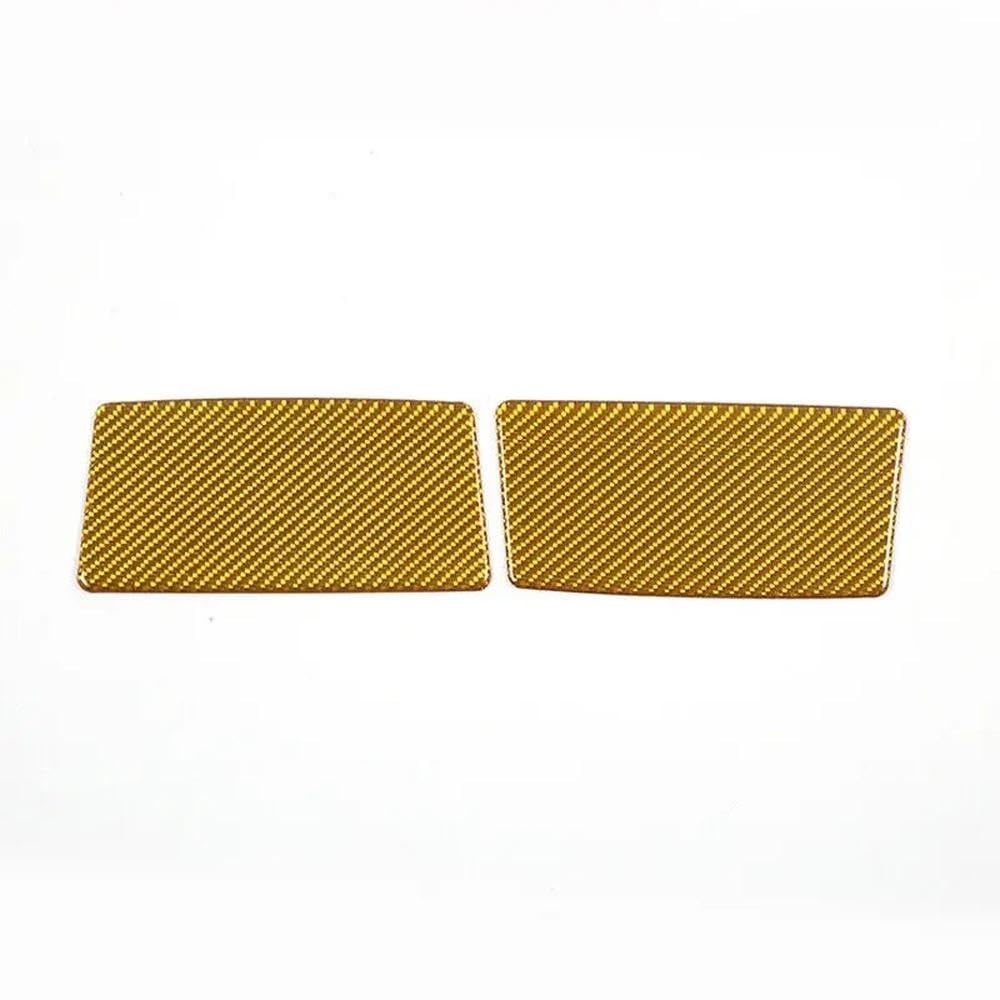 Autodach Sonnenblende Panel Warnetikett Trim Kit Aufkleber Für Chevrolet Corvette C8 Für Stingray Z51 Z06 2020-2023 Autoteile(Yellow) von YDXHERTA