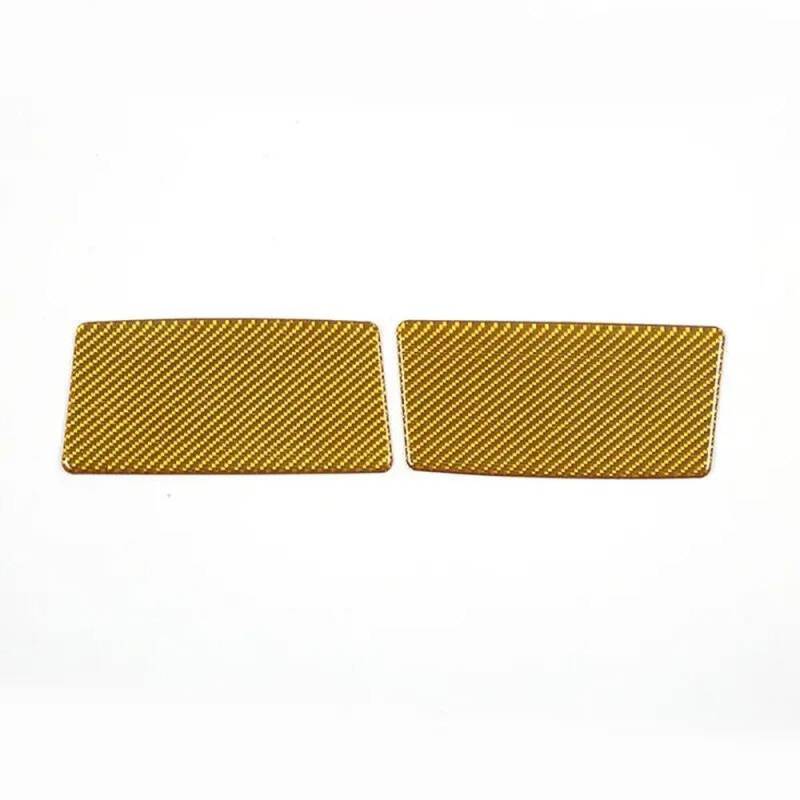 Autodach Sonnenblende Panel Warnetikett Trim Kit Aufkleber Für Chevrolet Corvette C8 Für Stingray Z51 Z06 2020-2023 Autoteile(Yellow) von YDXHERTA