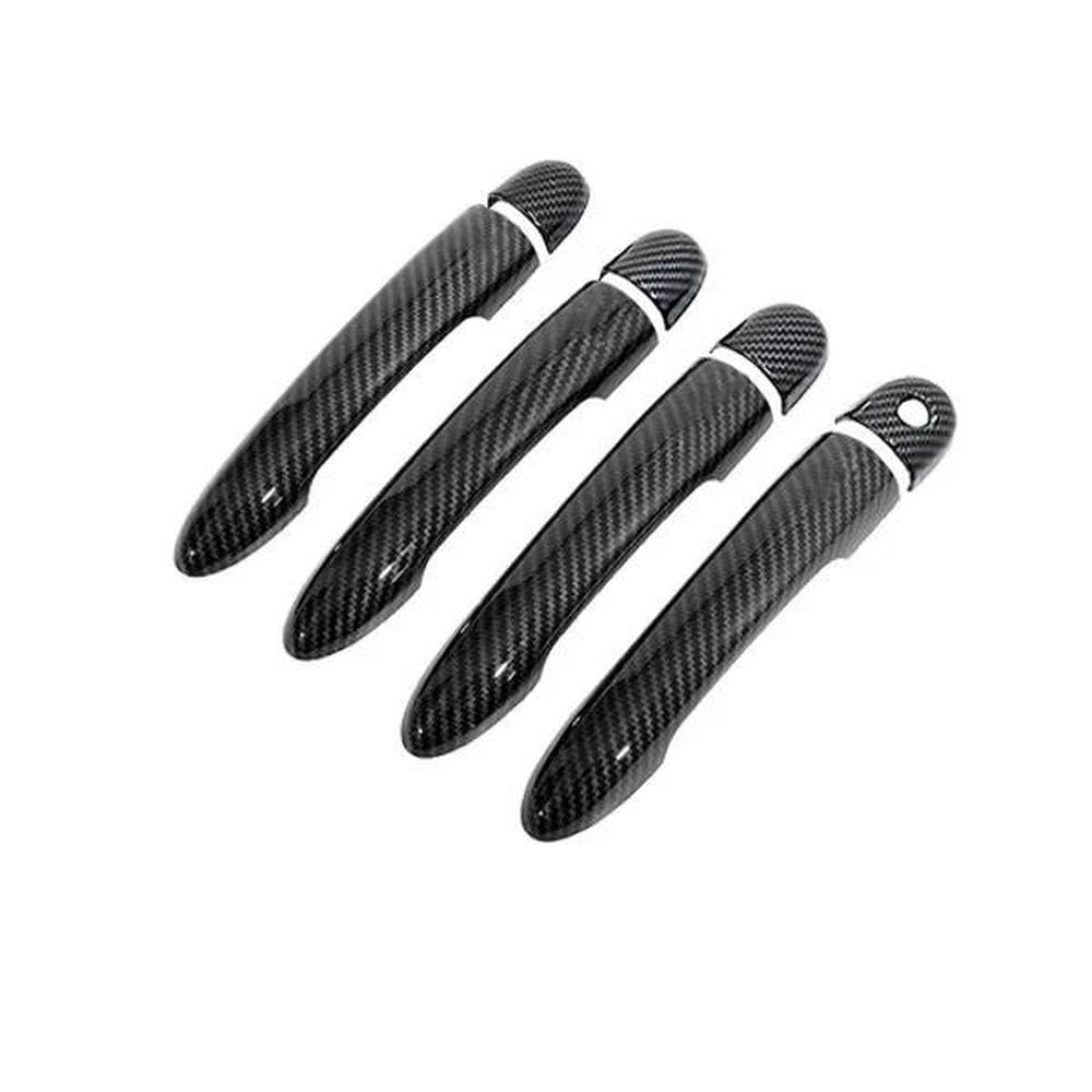 Carbon Fiber Außentürgriff Abdeckung Für Samsung SM3 2009~2020 Styling Aufkleber Trim Autoteile(Handle 1 Keyhole) von YDXHERTA