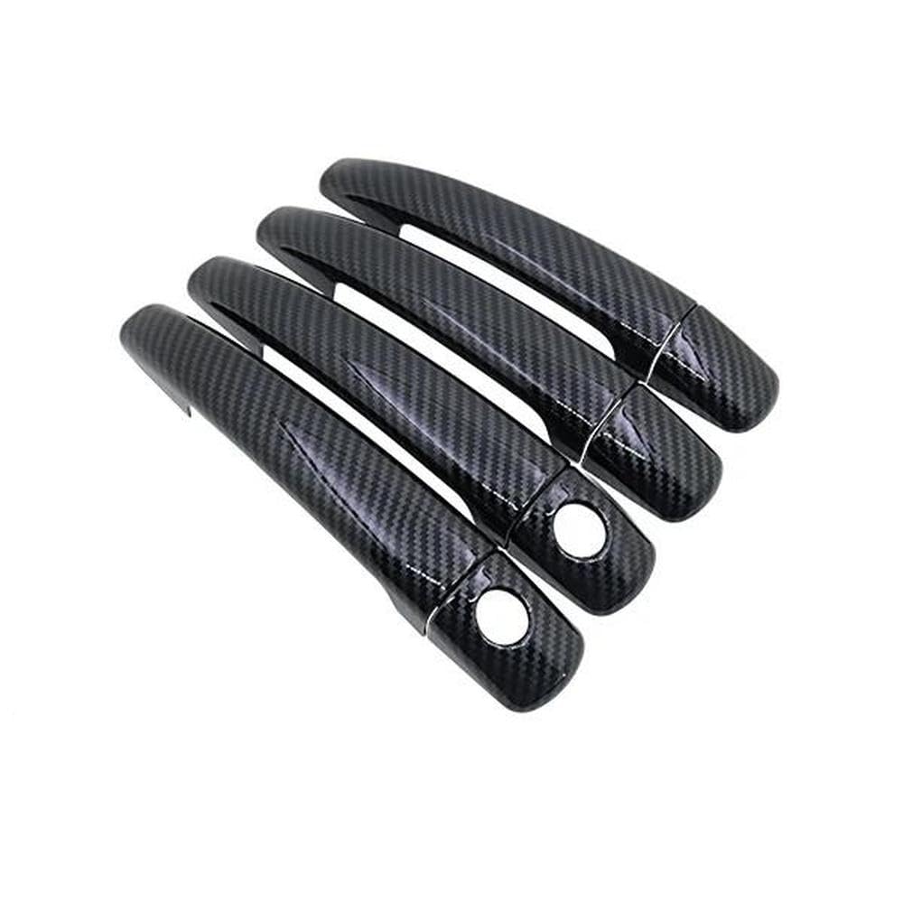 Carbon Fiber Türgriff Abdeckung Für Peugeot Expert MK2 2007-2016 Auto Zubehör Aufkleber Autoteile(4Handle 2 Keyhole) von YDXHERTA