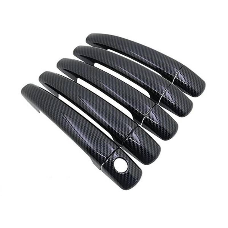 Carbon Fiber Türgriff Abdeckung Für Peugeot Expert MK2 2007-2016 Auto Zubehör Aufkleber Autoteile(5Handle 1 Keyhole) von YDXHERTA