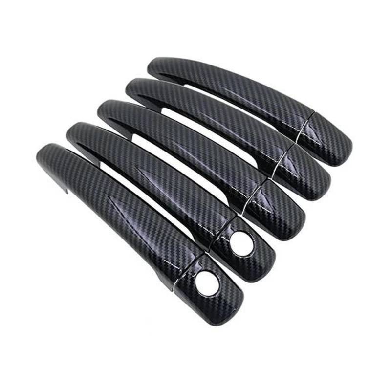 Carbon Fiber Türgriff Abdeckung Für Peugeot Expert MK2 2007-2016 Auto Zubehör Aufkleber Autoteile(5Handle 2 Keyhole) von YDXHERTA