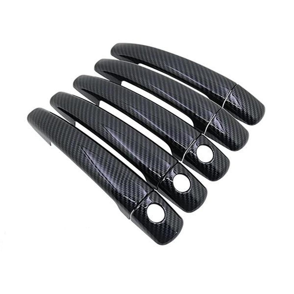 Carbon Fiber Türgriff Abdeckung Für Peugeot Expert MK2 2007-2016 Auto Zubehör Aufkleber Autoteile(5Handle 3 Keyhole) von YDXHERTA