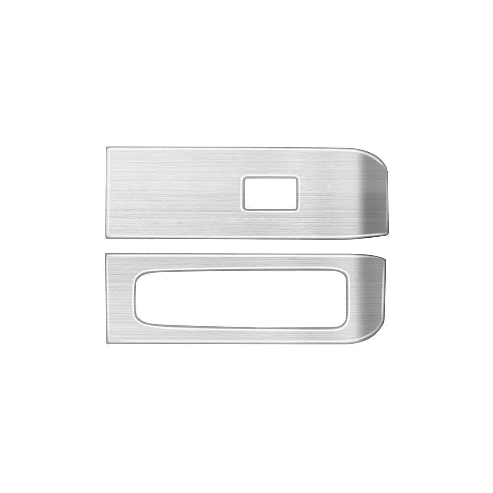 Edelstahl Auto Fensterheber Schalter Panel Abdeckung Aufkleber Für Toyota Alphard Für Vellfire 40 2023 RHD Autoteile(Silver) von YDXHERTA