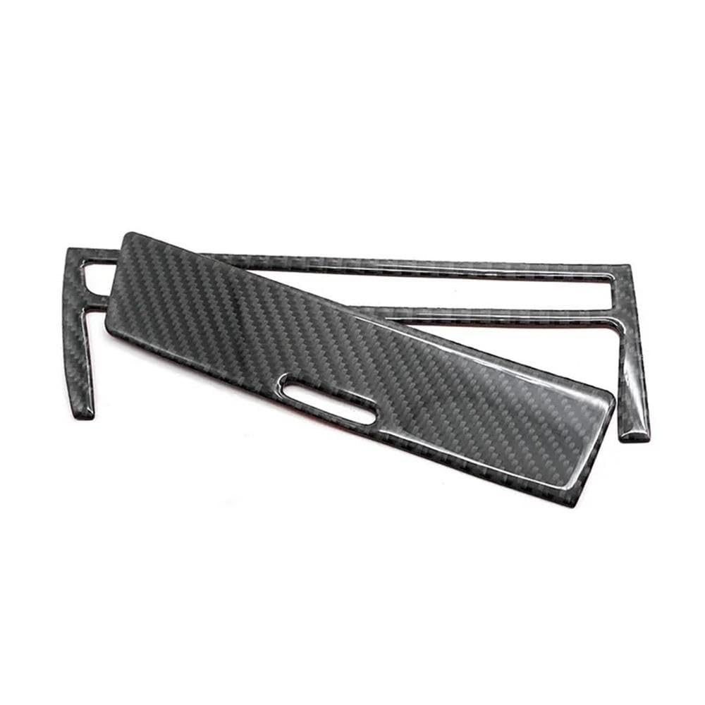 Für BMW 3er E46 1998-2005 Auto Carbon Fiber Center Control Panel Gangschaltung Zigarettenanzünder Abdeckung Aufkleber Trim Autoteile(Cigarette Cover) von YDXHERTA