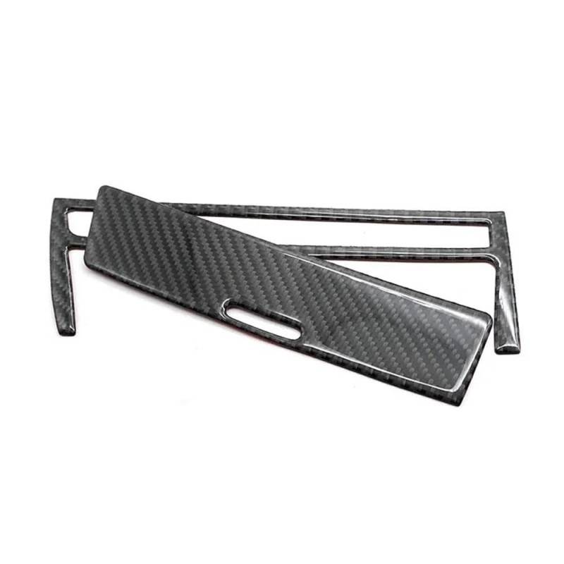 Für BMW 3er E46 1998-2005 Auto Carbon Fiber Center Control Panel Gangschaltung Zigarettenanzünder Abdeckung Aufkleber Trim Autoteile(Cigarette Cover) von YDXHERTA