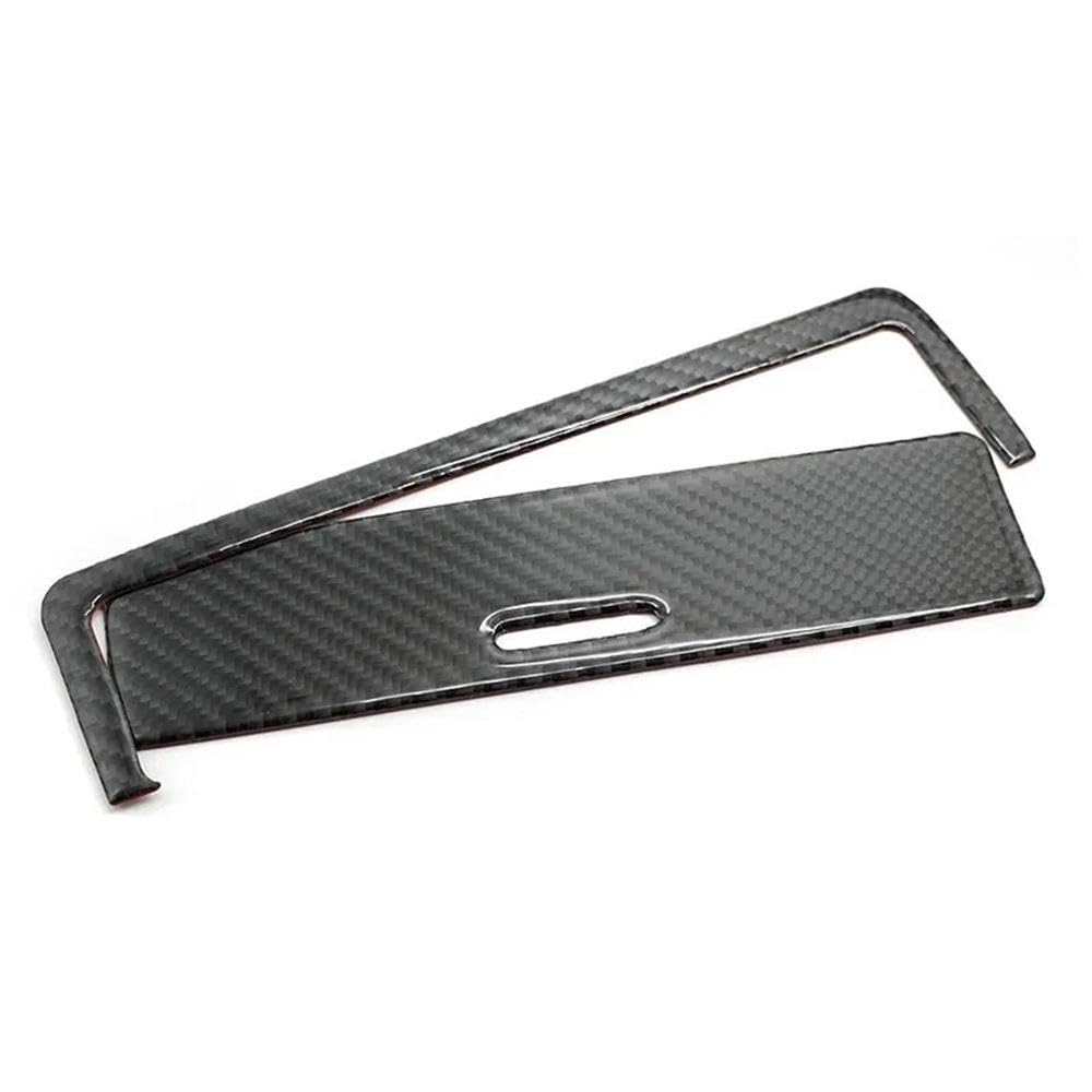 Für BMW 3er E46 1998-2005 Auto Carbon Fiber Center Control Panel Gangschaltung Zigarettenanzünder Abdeckung Aufkleber Trim Autoteile(Gear Shift Cover) von YDXHERTA
