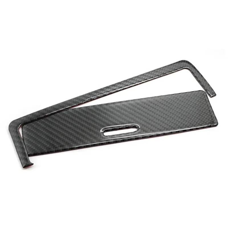 Für BMW 3er E46 1998-2005 Auto Carbon Fiber Center Control Panel Gangschaltung Zigarettenanzünder Abdeckung Aufkleber Trim Autoteile(Gear Shift Cover) von YDXHERTA