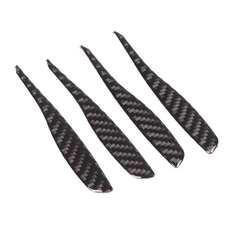 Für BMW 3er E90 2005-2012, Weicher Carbon-Faser-Auto-Innentürgriff-Dekoraufkleber Autoteile(Style A) von YDXHERTA