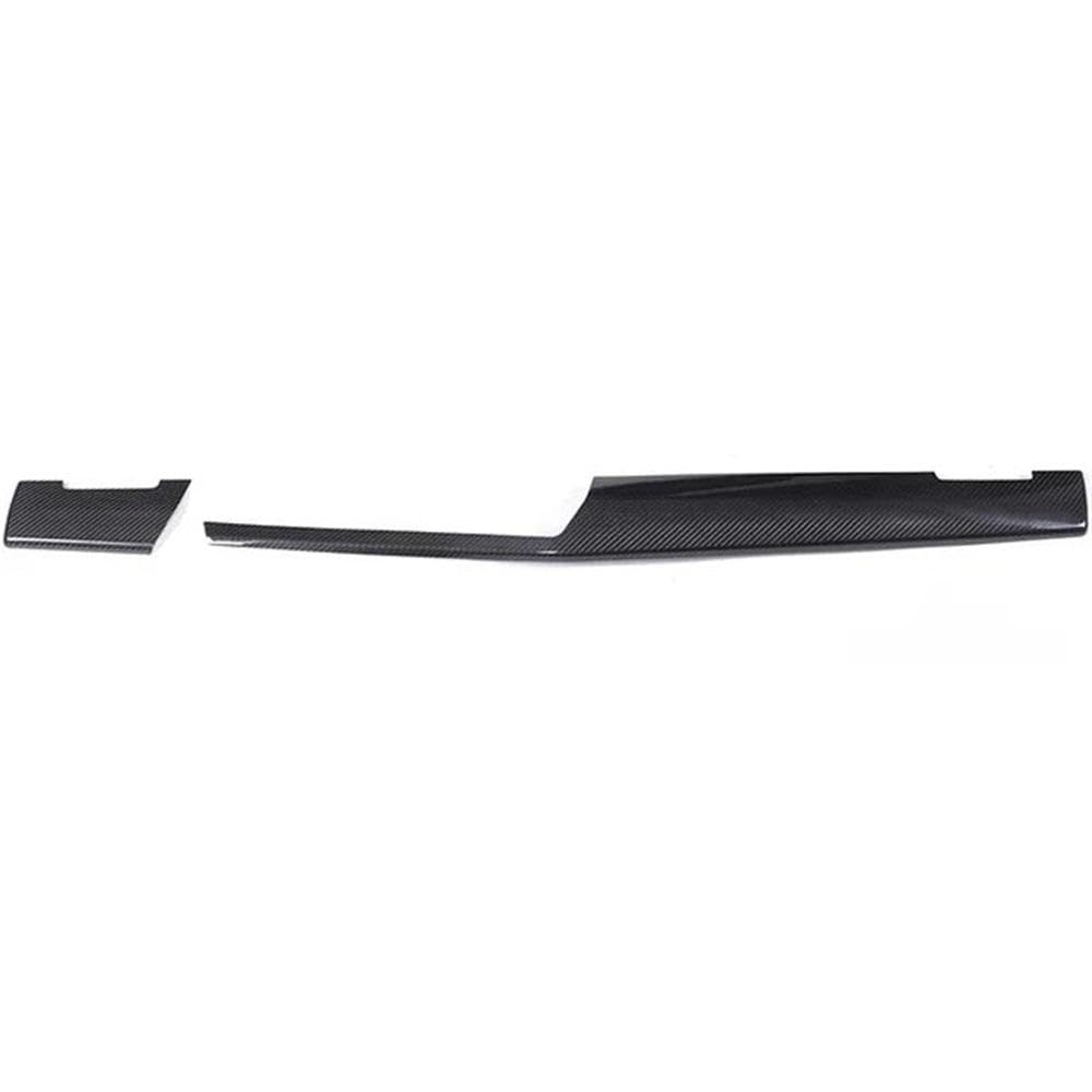 Für BMW 5 Series G60 2024 Echtkohlefaser Auto Mittelkonsole Armaturenbrett Panel Dekoration Abdeckung Aufkleber Autoteile(Black Carbon Fiber) von YDXHERTA